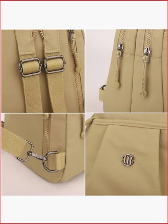 3-in-1 Convertible Nylon Backpack Anti-Theft Commuter Crossbody Travel Bag main image 5